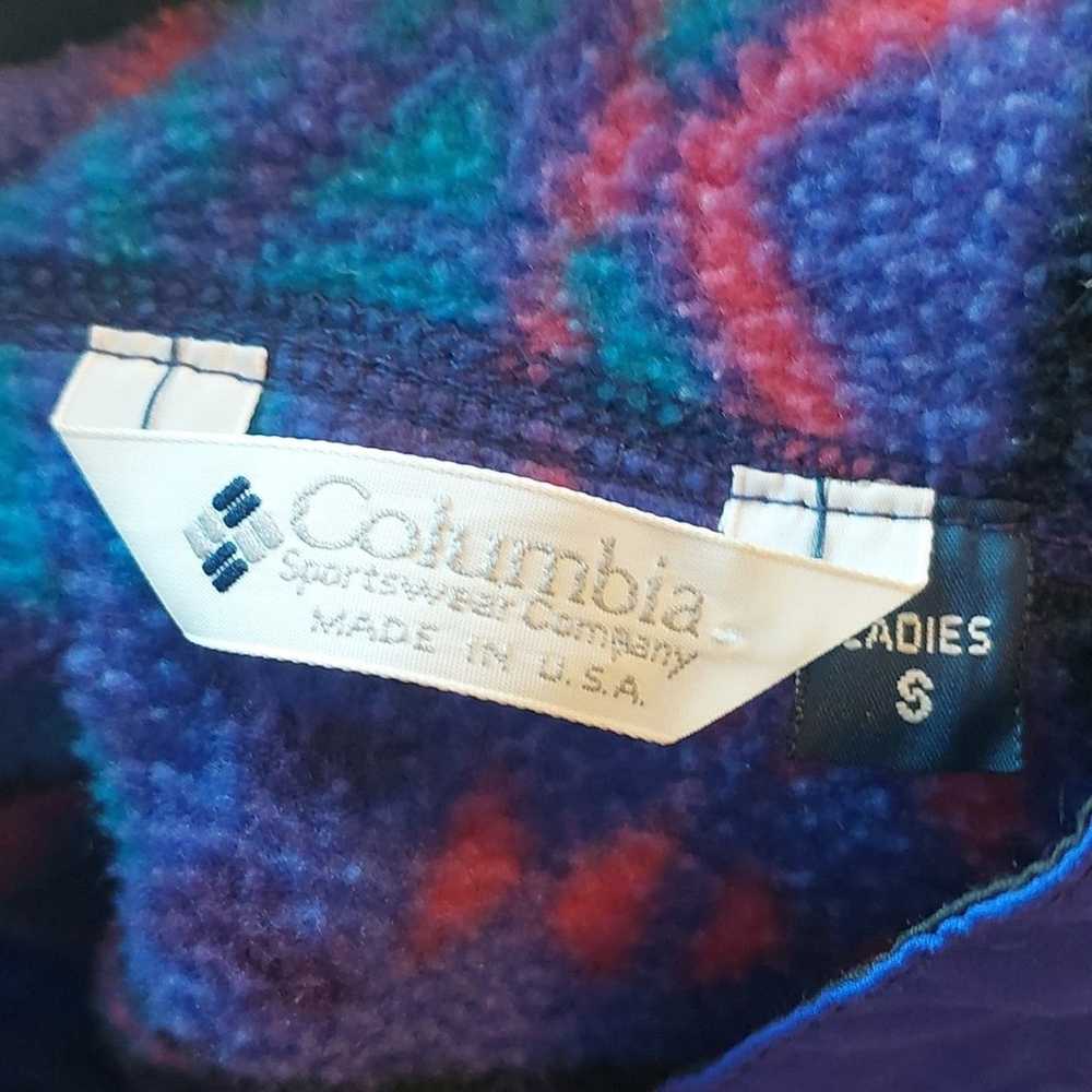 Vintage Columbia Sportswear fleece pullover 90s A… - image 7