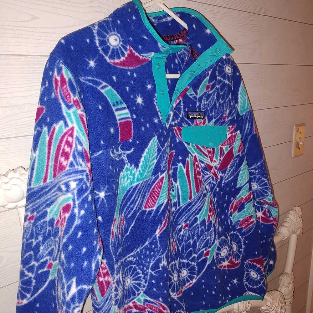 Patagonia Synchilla Snap Fleece Pullover Blue Moo… - image 3