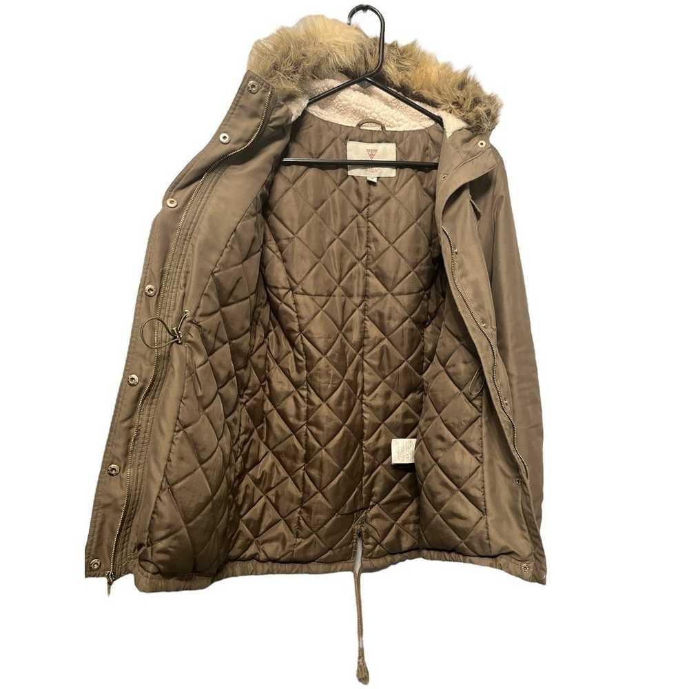 Guess Women’s Faux Fur Fleece Lined Utility Jacke… - image 6