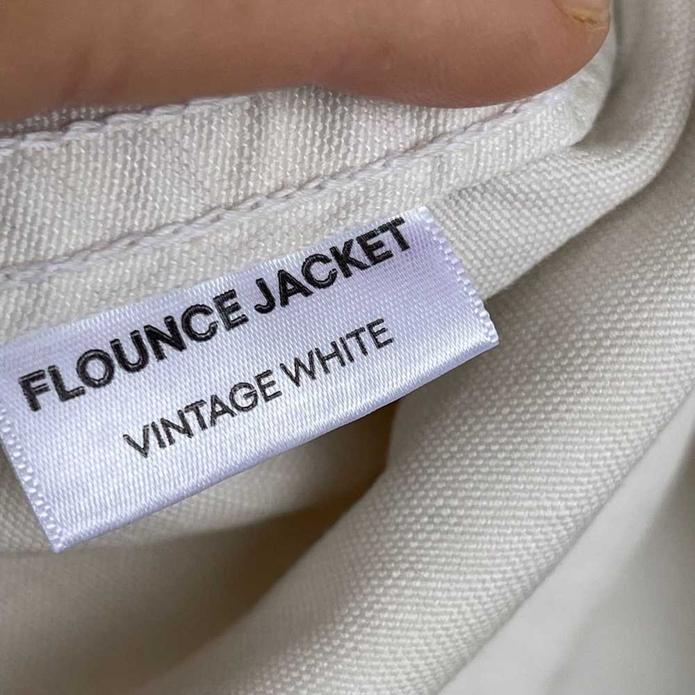 Amo  white vintage Flounce Jacket small - image 6