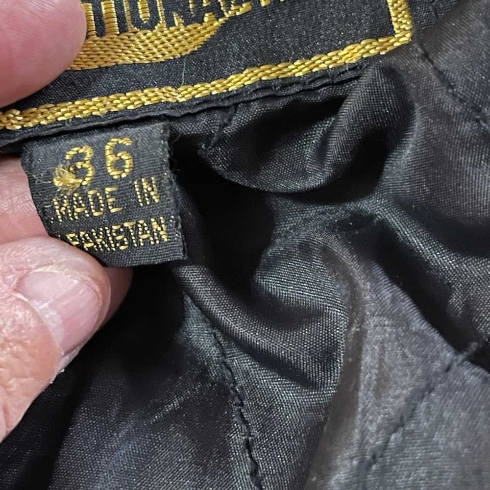 UNIK leather connections womens jacket fumm zip b… - image 11