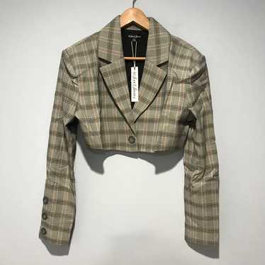 For Love & Lemons Womens Cropped Jacket/Blazer Gr… - image 1