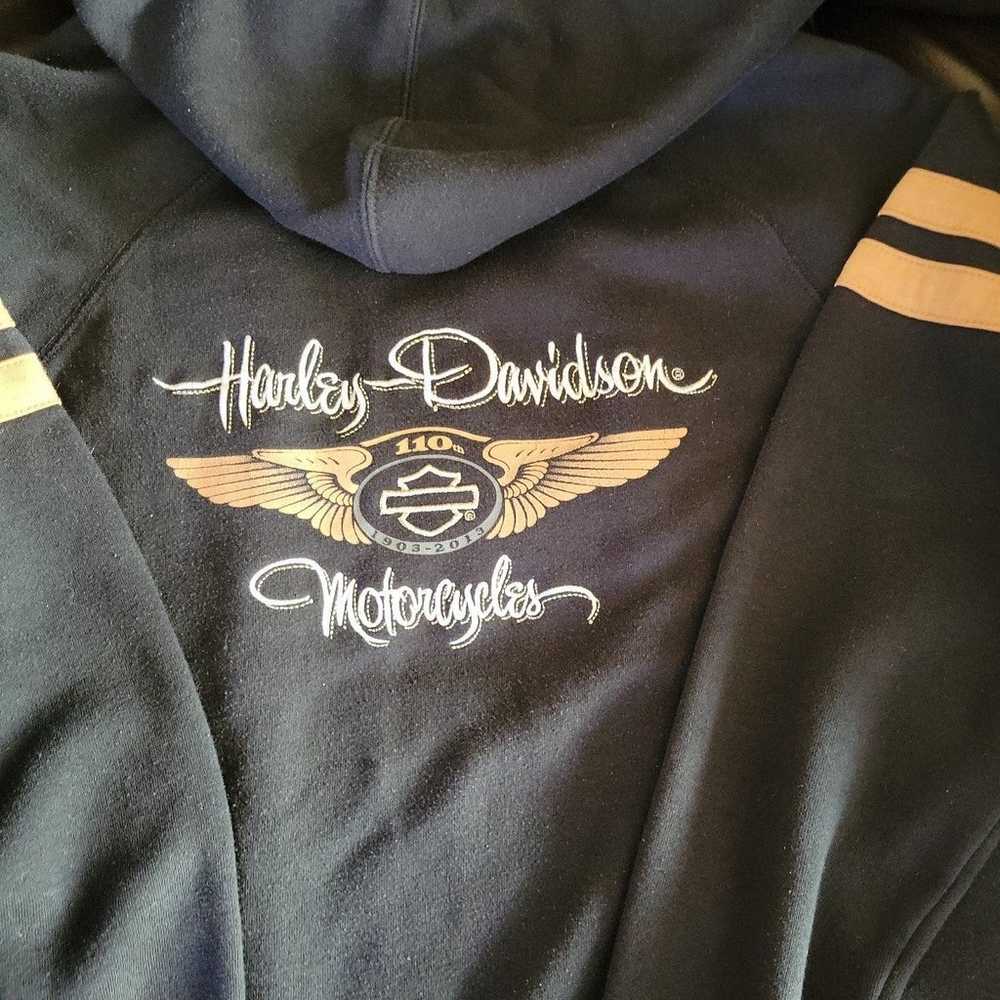 Womens harley davidson sweat jacket - image 2