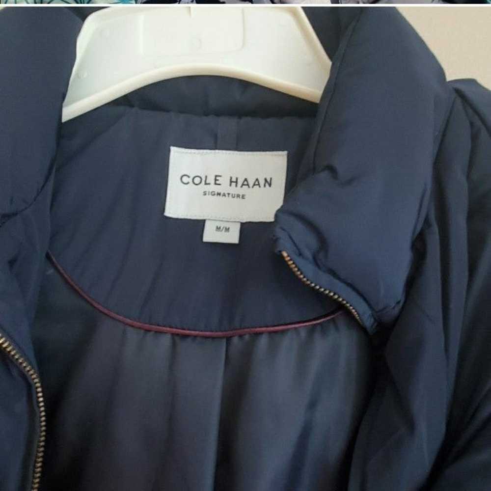 NWOT Cole Haan Puffer Coat Navy - image 2
