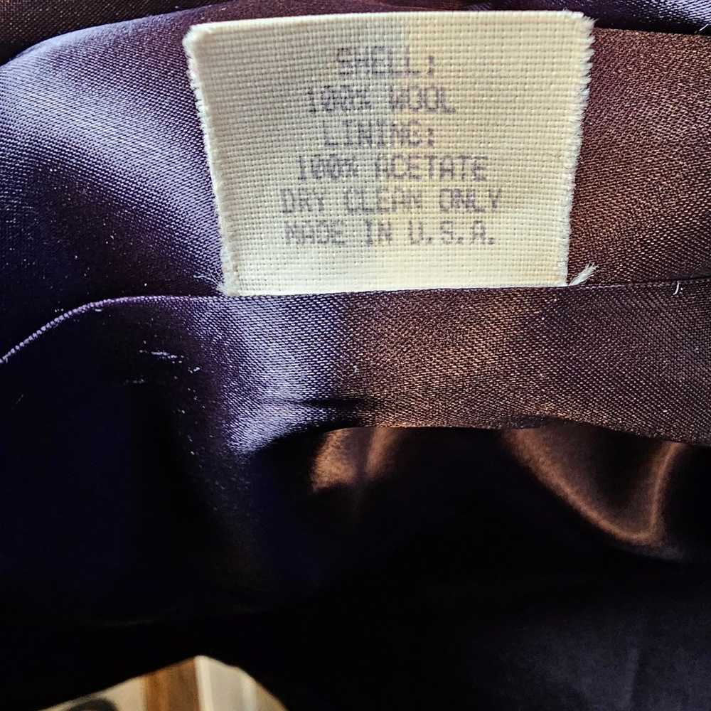 Pendleton Vintage Blue 100% Wool Hooded Full Zip … - image 10