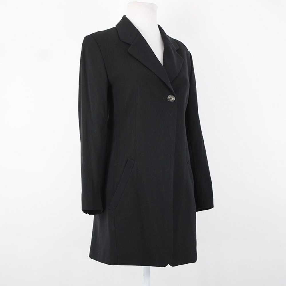 Kenzo Sz 8 Black Lined Collared One Button Pocket… - image 6