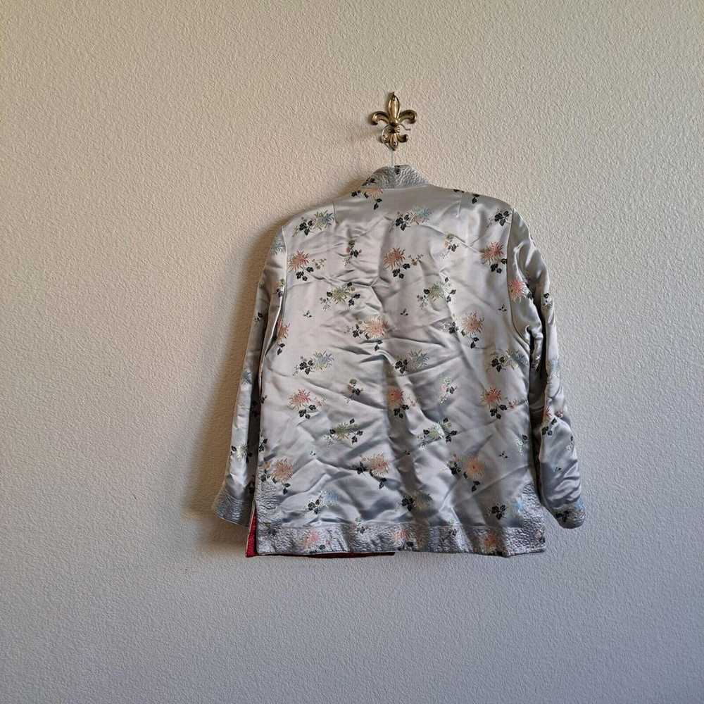 Reversible Silk Quilted Kimono Jacket - image 11