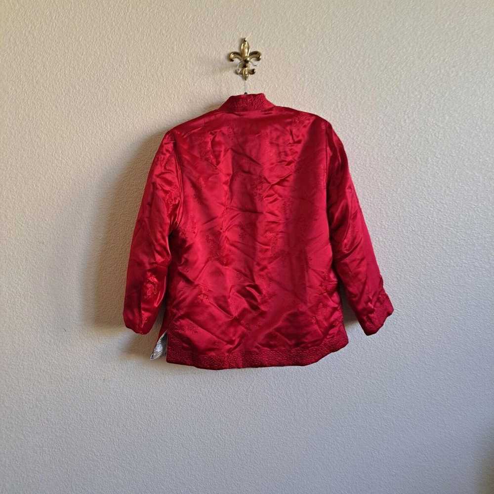 Reversible Silk Quilted Kimono Jacket - image 6
