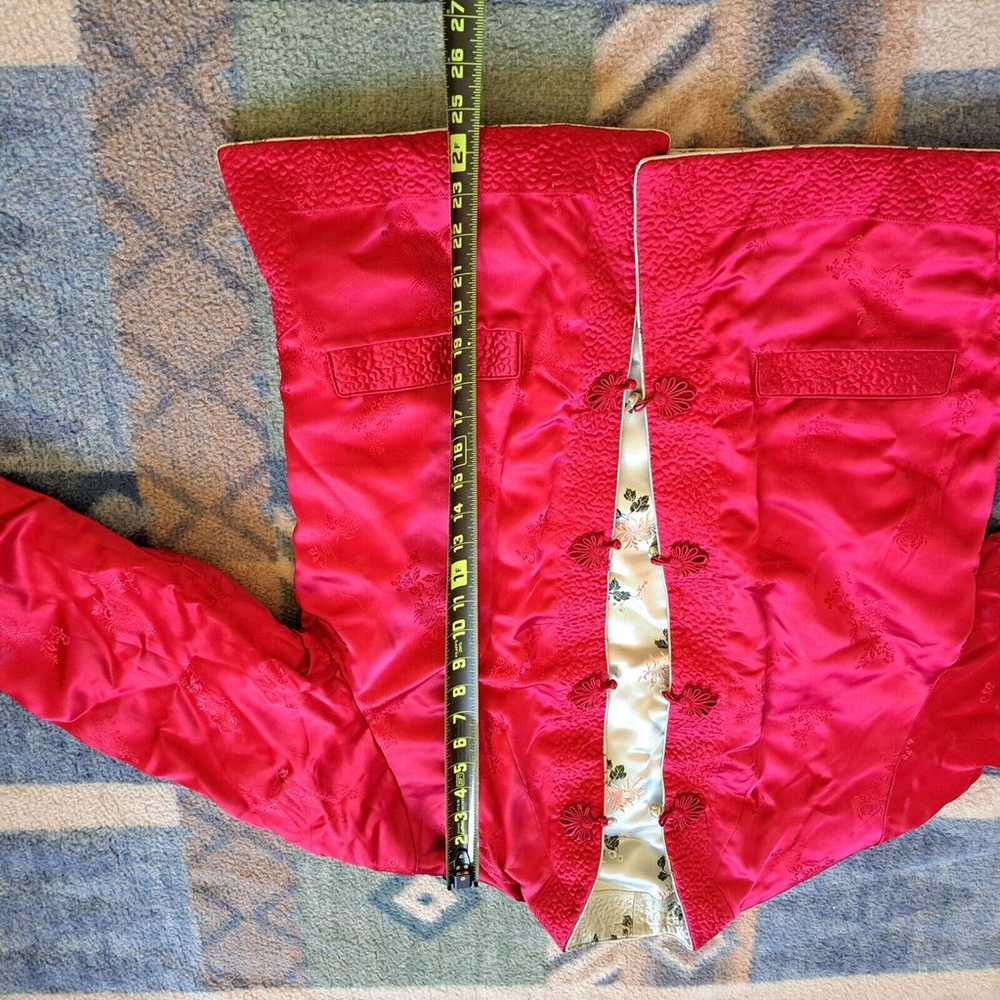 Reversible Silk Quilted Kimono Jacket - image 9