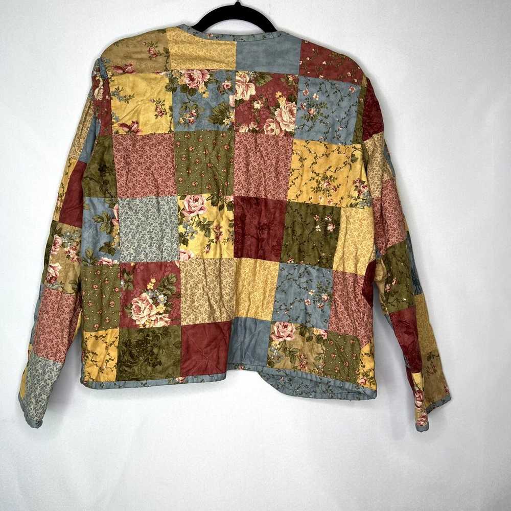 Handmade Quilt Jacket/Coat Vintage Quilt Coat Han… - image 6