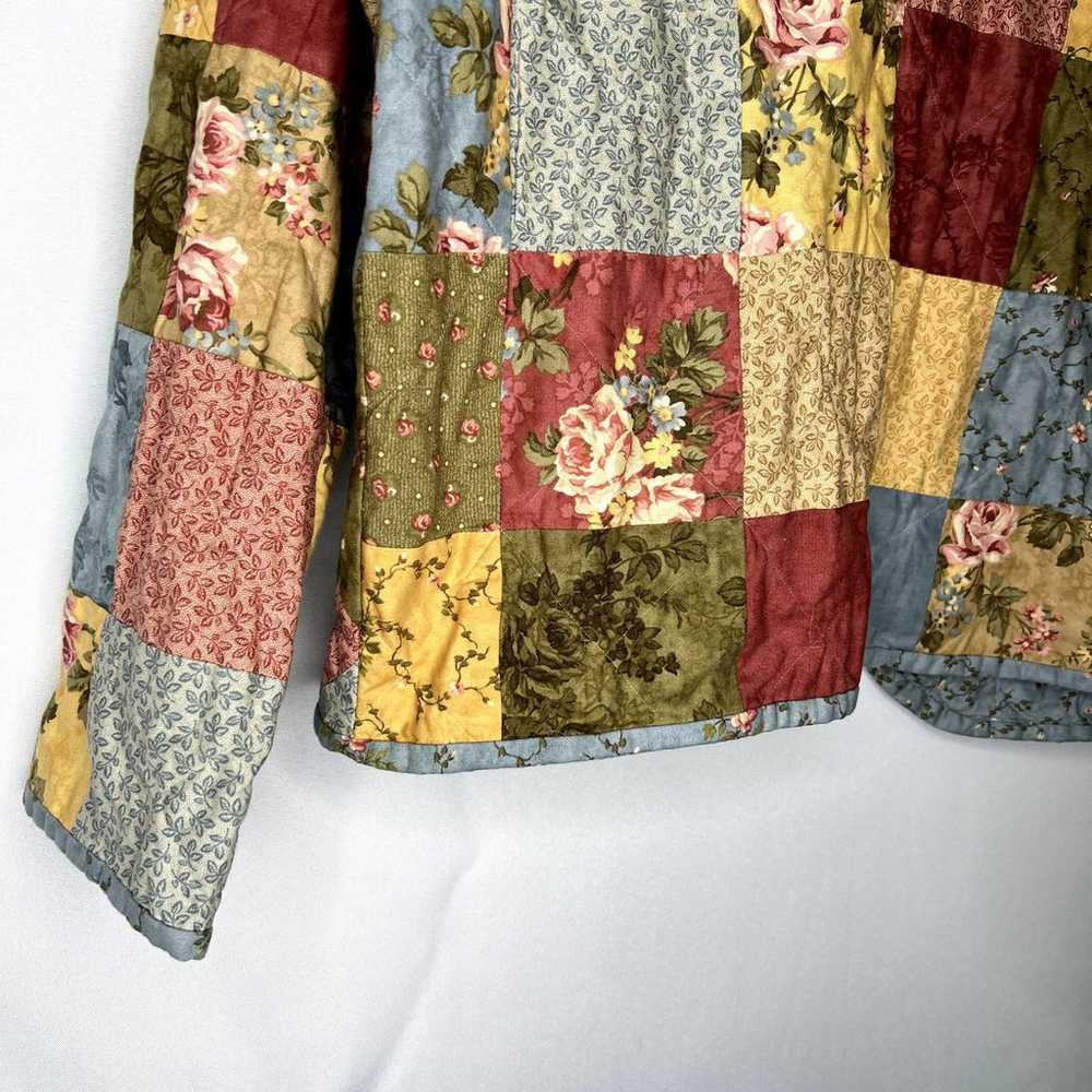 Handmade Quilt Jacket/Coat Vintage Quilt Coat Han… - image 8