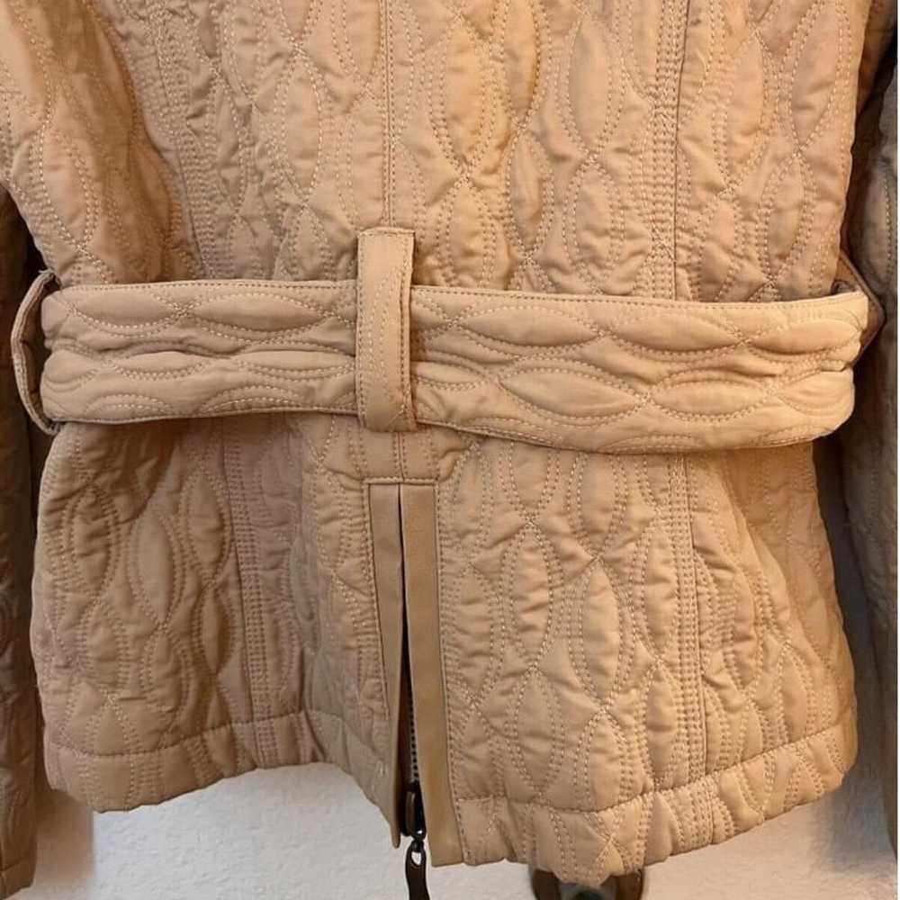 bebe jacket 100% Dyed Rabbit Ivory Size M - image 4