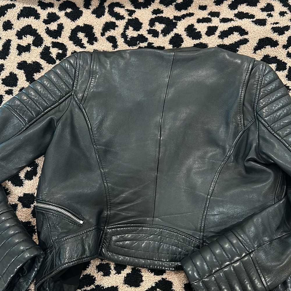 Zara genuine Leather Jacket size M - image 5