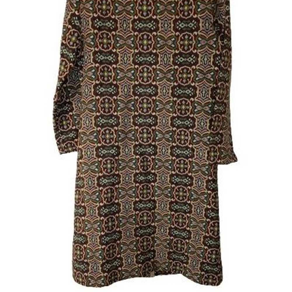 Vintage 1960's Union Made Long Tapestry Jacket Po… - image 3