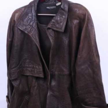 leather trenchcoat
