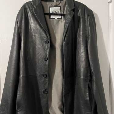 Black leather jacket - image 1