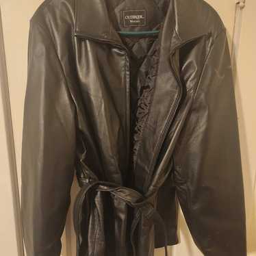 Large Outbrook Leather Jacket - image 1