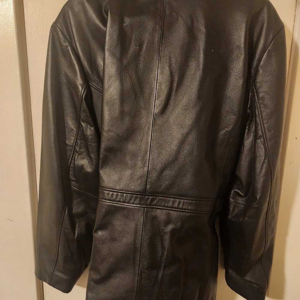 Large Outbrook Leather Jacket - image 3
