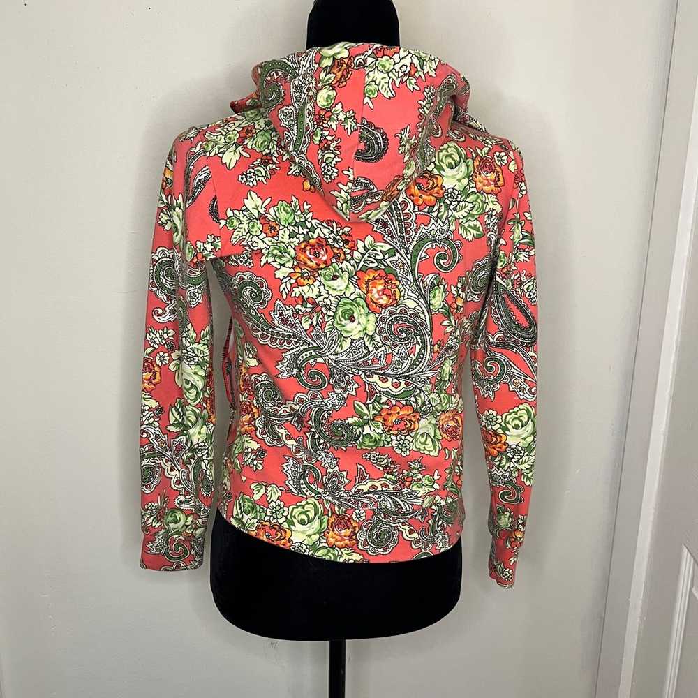 Denis Simachev coral paisley jacket with gold har… - image 4