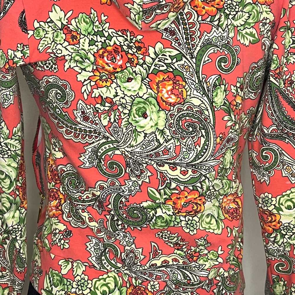 Denis Simachev coral paisley jacket with gold har… - image 6