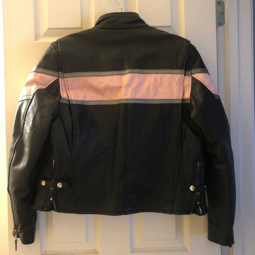 Hudson leather jacket women large - image 2
