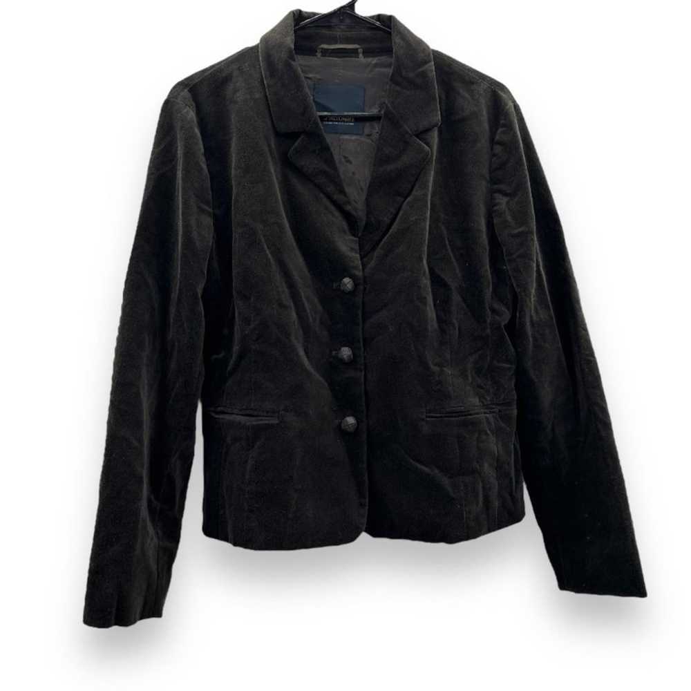 'S MaxMara Dark Brown Long Sleeve Button Blazer S… - image 1