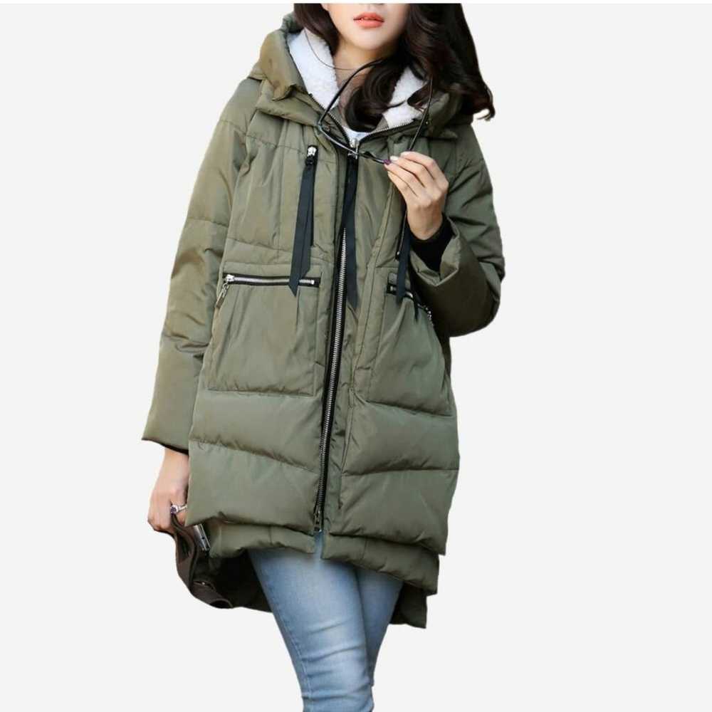 Orolay Down Puffer Olive Green women's L - image 1