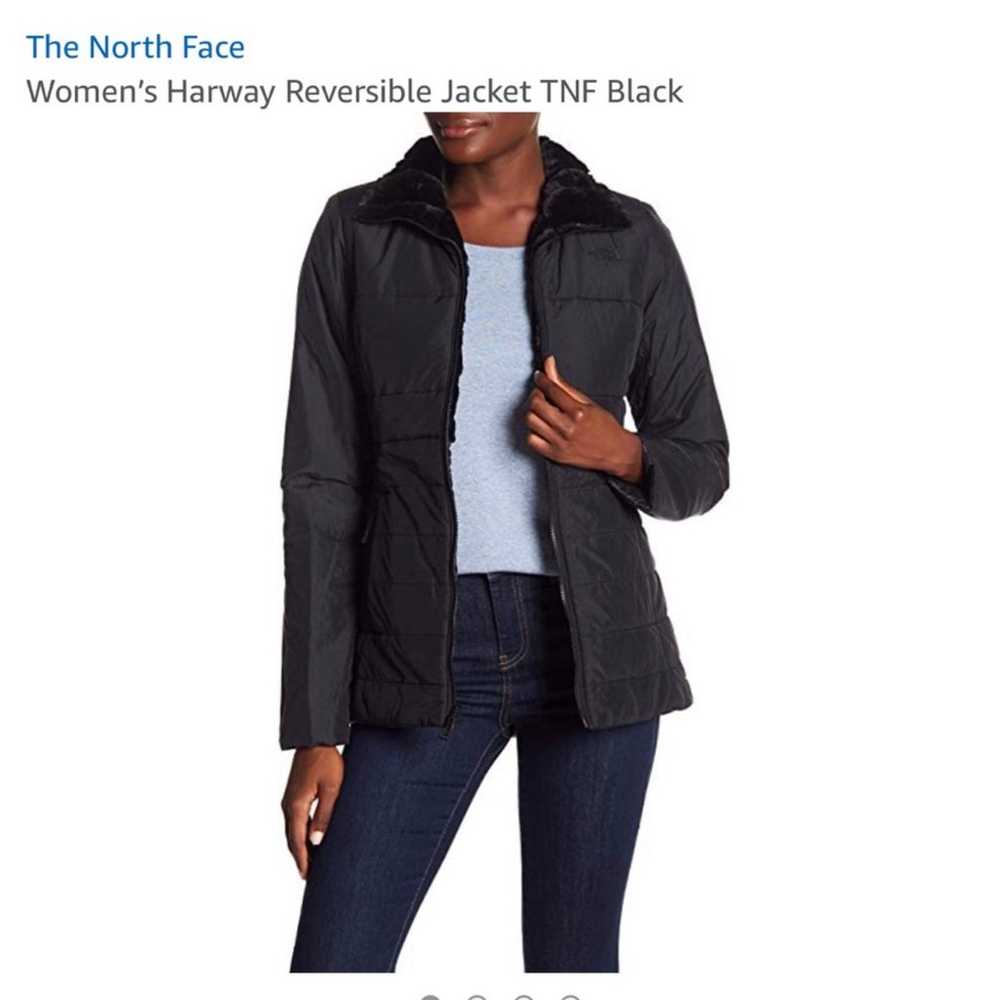 The North Face Harway Reversible Coat Dark Grey/b… - image 11