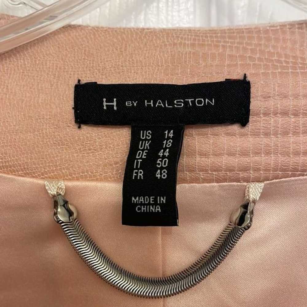 H by Halston Blush Pink Moto Jacket - image 2