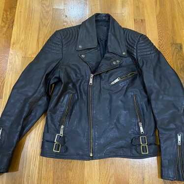 Echtes Leder Size 44 Leather Vest Black Biker Harley … - Gem