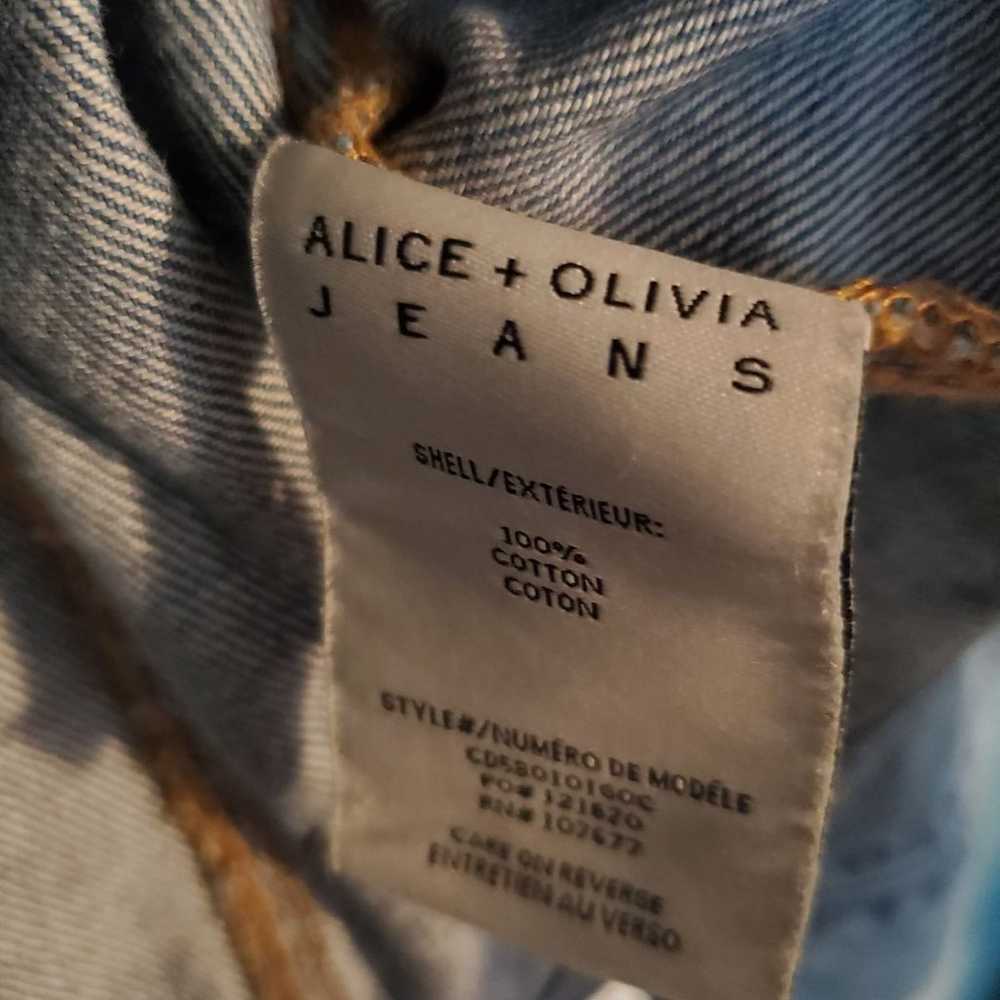 Alice + Oliva Teresa Cinch Waist Jean Jacket - image 9