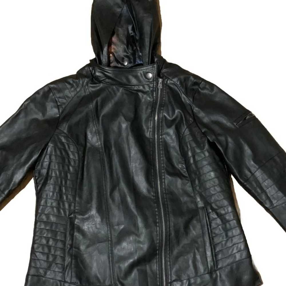 ThinkGeekGalaxy Ladies' Vegan Leather Moto Jacket… - image 2