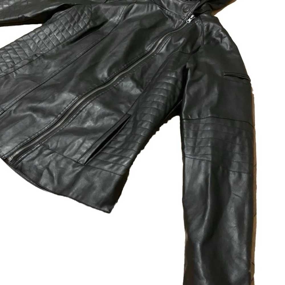 ThinkGeekGalaxy Ladies' Vegan Leather Moto Jacket… - image 3