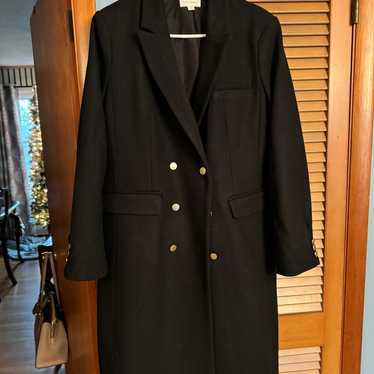 Women’s wool coat-black