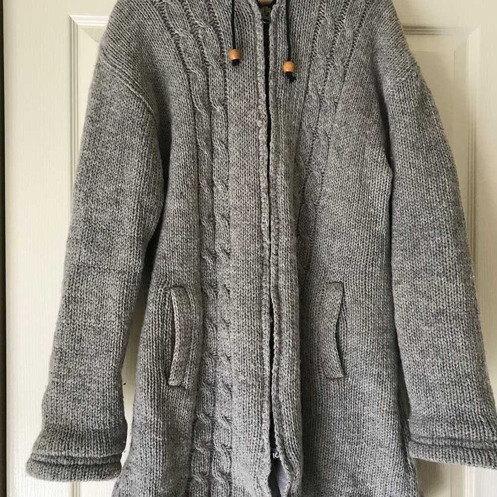 Fleece lined wool Hoodie - image 1