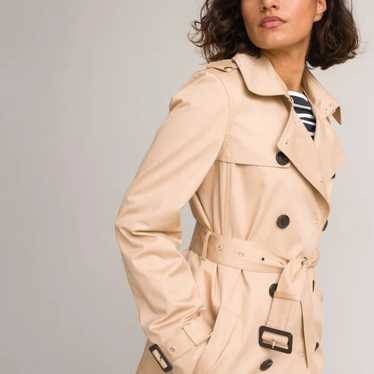 La Redoute Collections Beige Long Trench Coat Wome