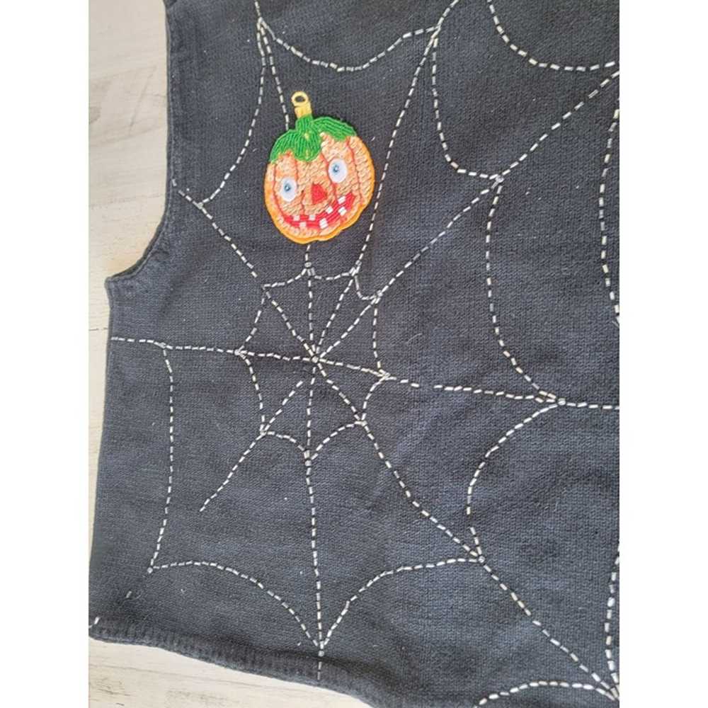 Radko Bellpointe black Halloween sweater vest pum… - image 10