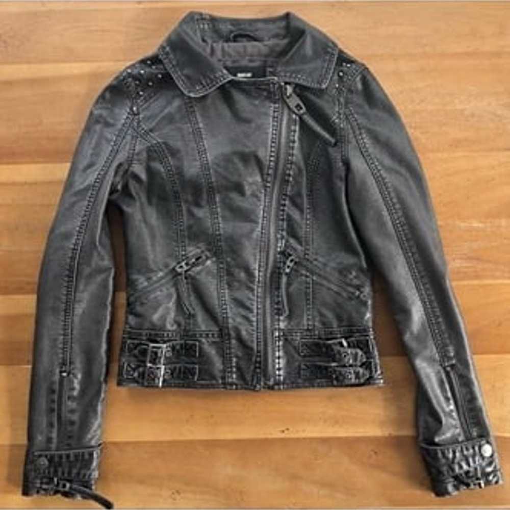 miss sixty moto vegan leather jacket - image 7