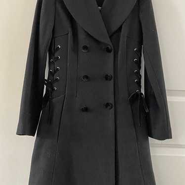 New Womens Guess Double Breasted Wool Coat Size XS - image 1