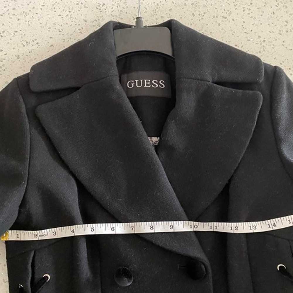 New Womens Guess Double Breasted Wool Coat Size XS - image 4