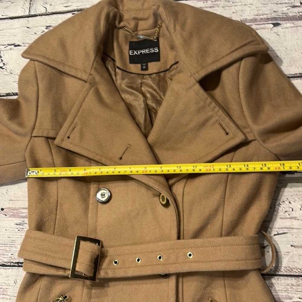 Express Wool trench coat A-frame jacket/coat - image 6