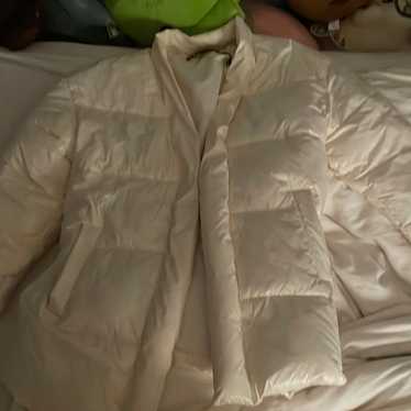 Zara Puffy White Jacket