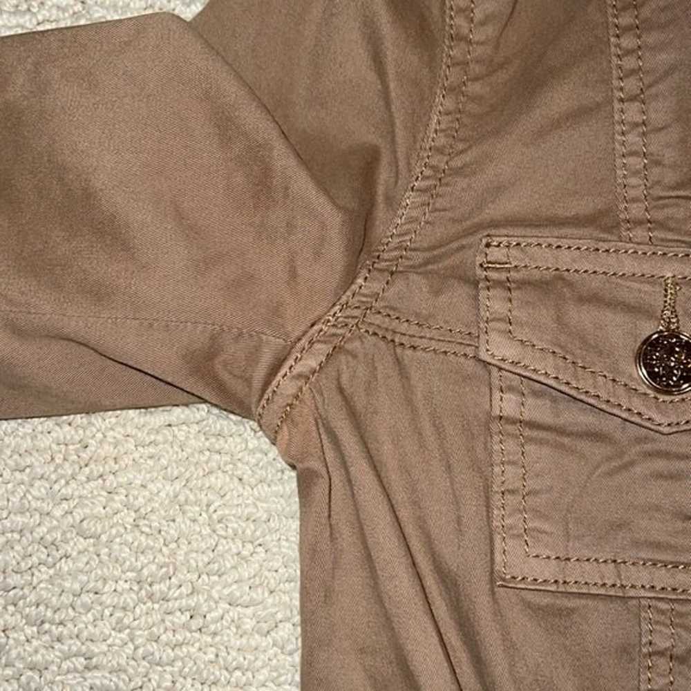 Tory Burch Khaki Jacket and Gold Logo Buttons - image 7