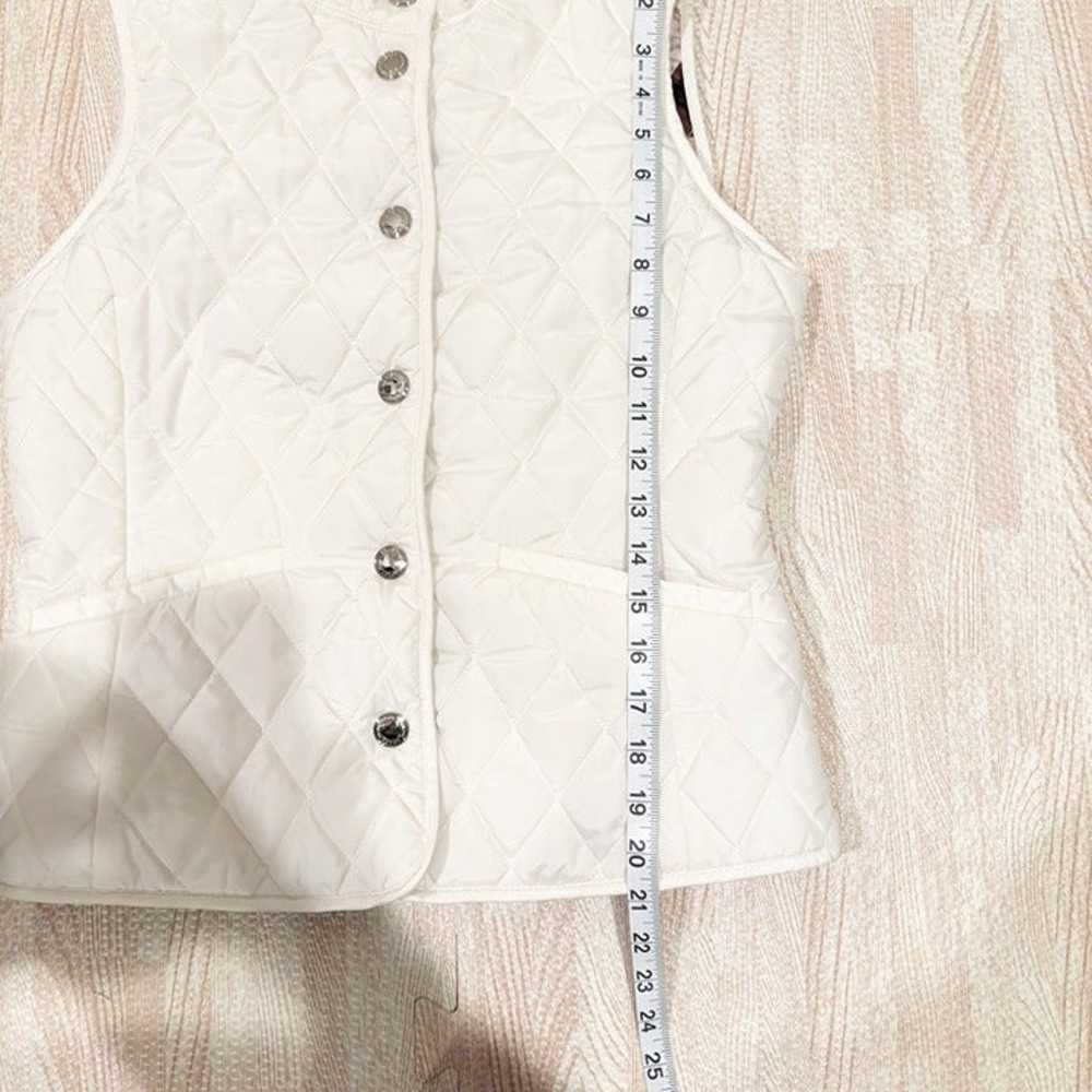 Coach Logo Quilted Vest Size XS - image 9