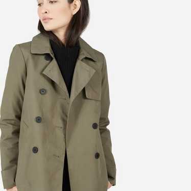 EVERLANE women’s cotton swing trench coat jacket … - image 1