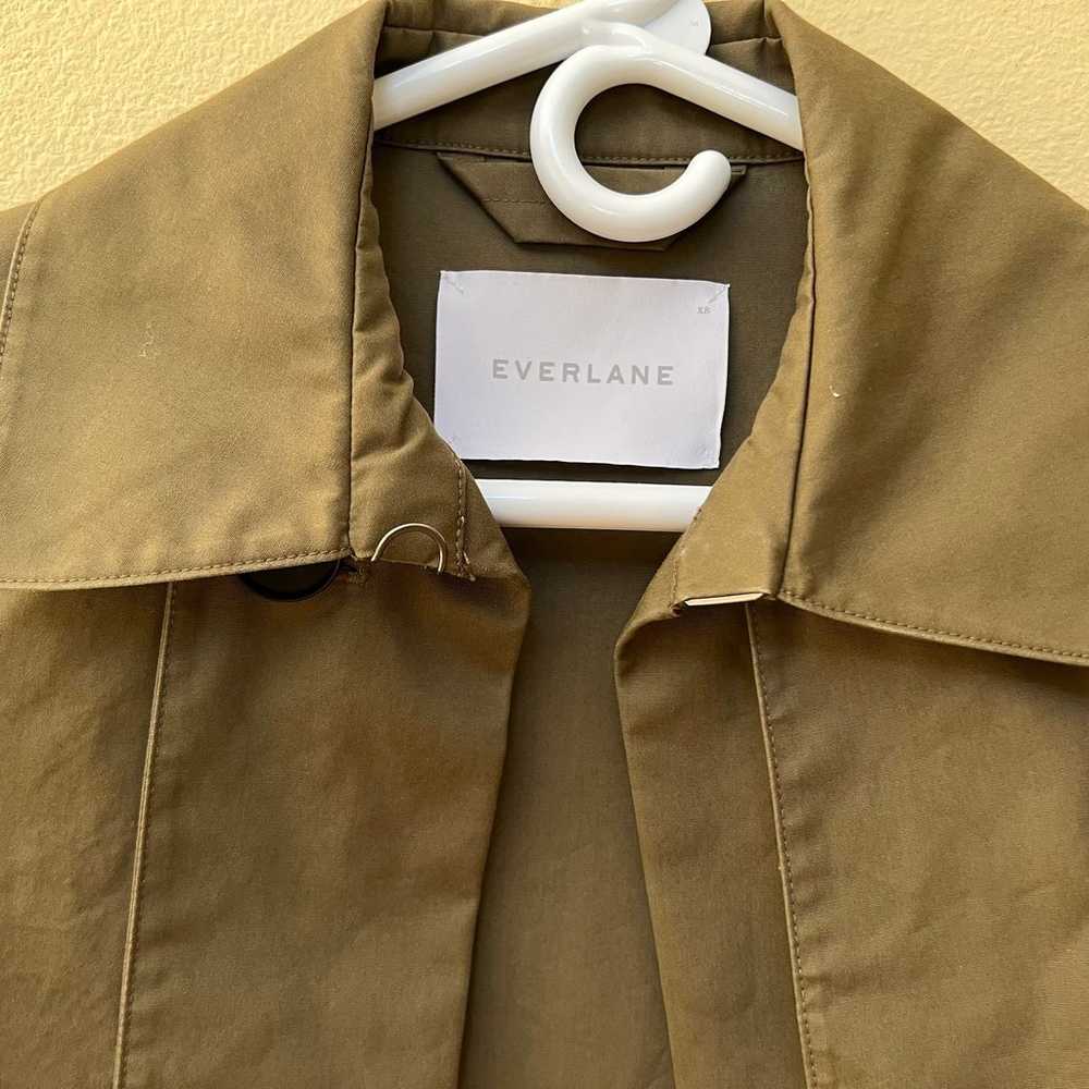 EVERLANE women’s cotton swing trench coat jacket … - image 5