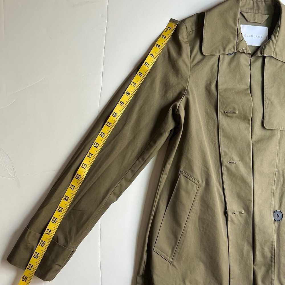 EVERLANE women’s cotton swing trench coat jacket … - image 8