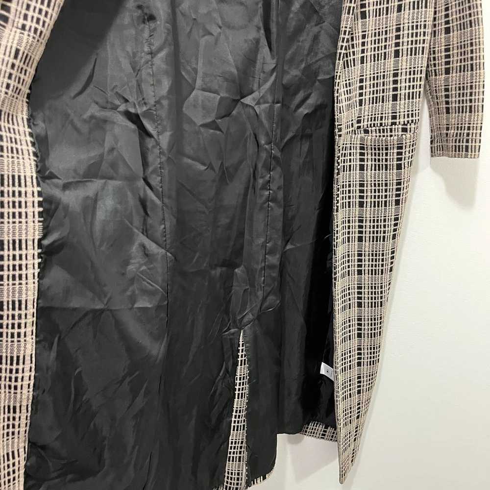 ASTR Long Jacket Size XS Brown Plaid - image 3