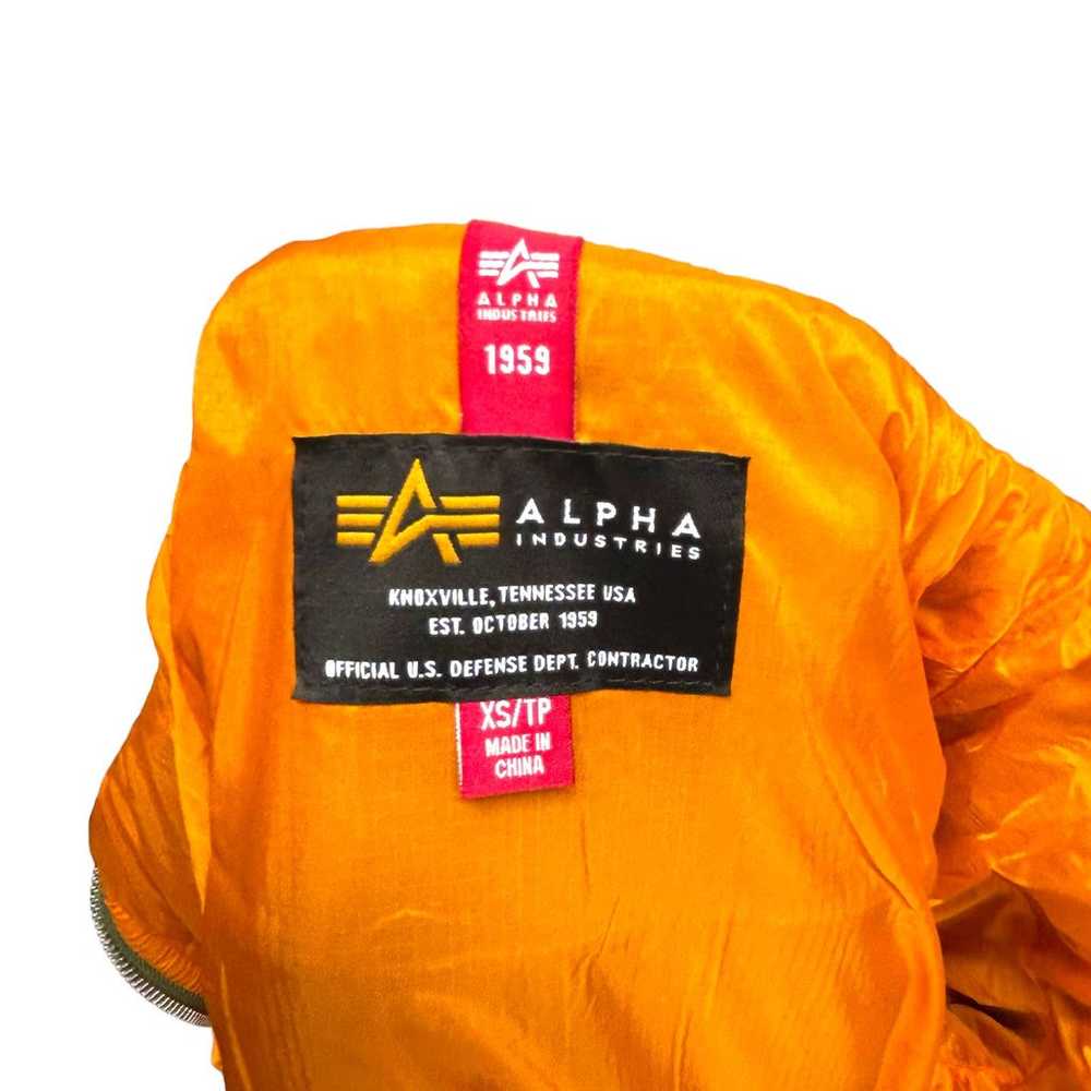 Alpha Industries Cropped Sherpa Utility Jacket Bo… - image 6