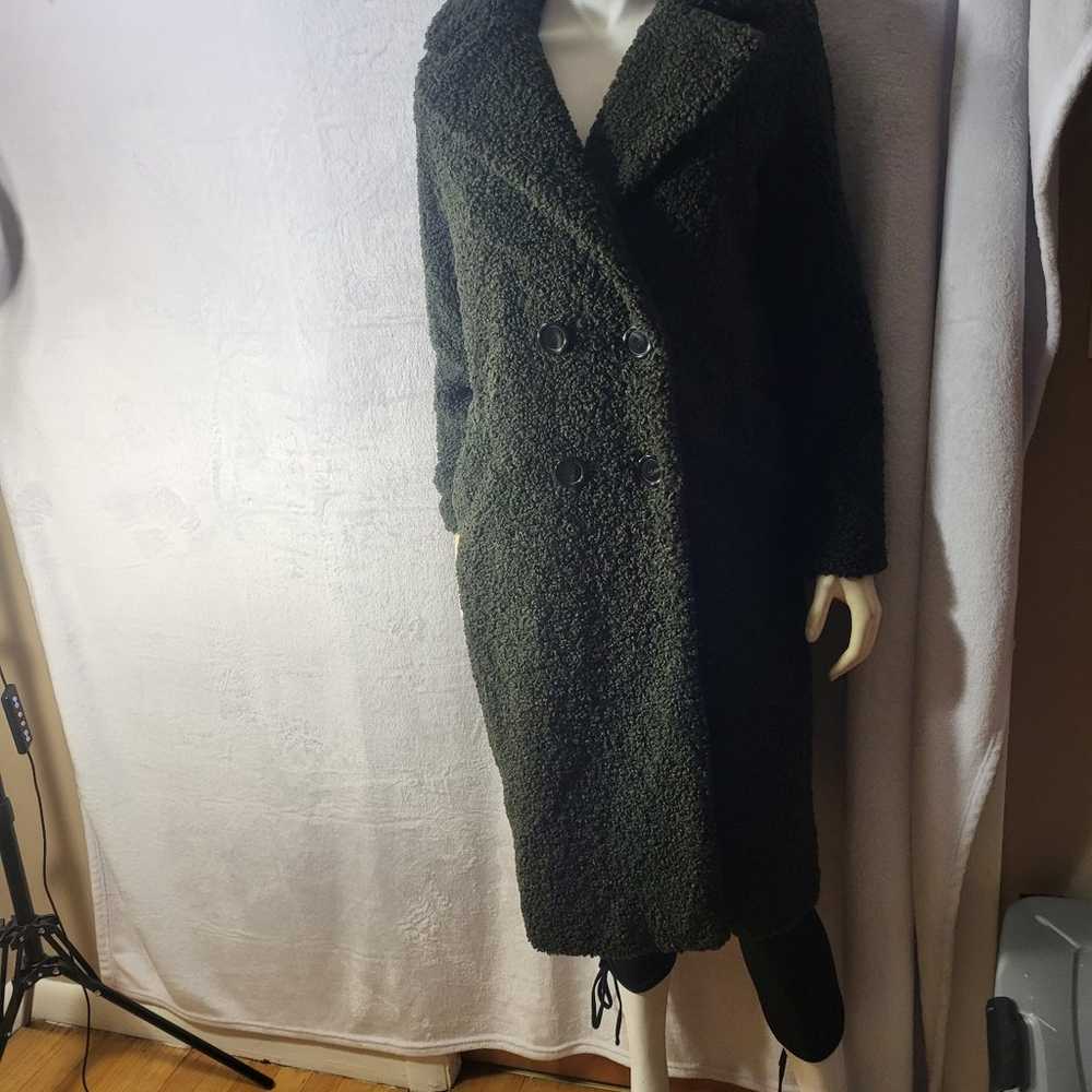 Zara Womens Long Olive Green Coat Sz XS
..in Grea… - image 3